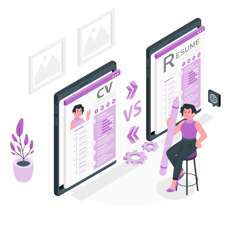 difference between resume and cv