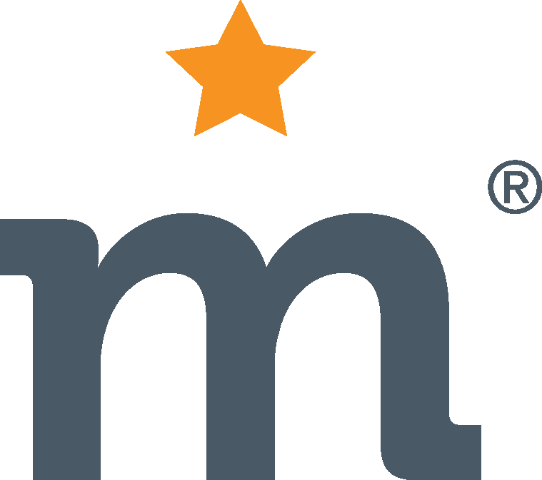 Meritize logo with star