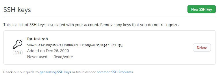 creating ssh keys step 6, verifying keys