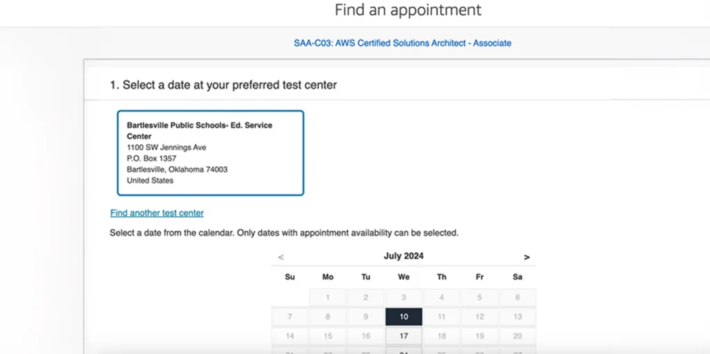 Find an Appointment