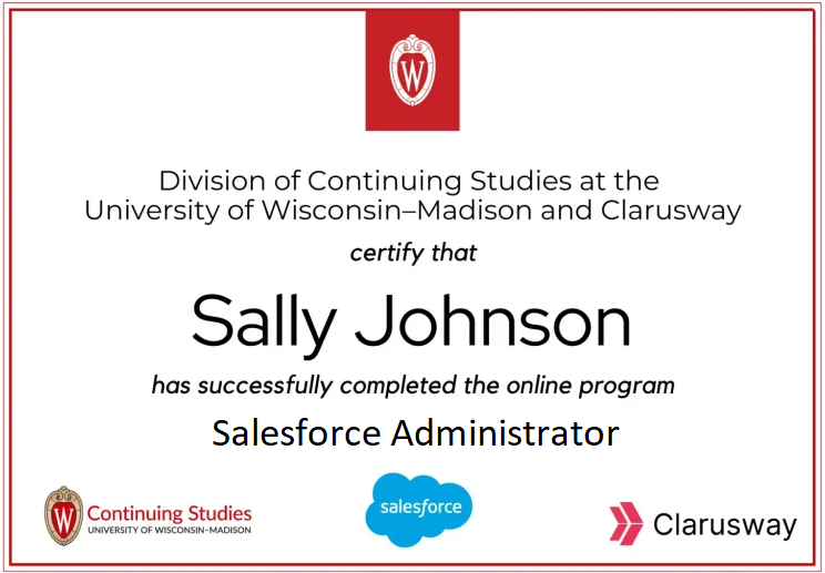 salesforce certificate